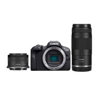 Canon EOS R100 with RF-S 18–45MM IS STM and RF 75-300mm F4-5.6 lenses