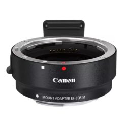 Adattatore per obiettivi Canon EF-EOS M con anello per treppiede removibile