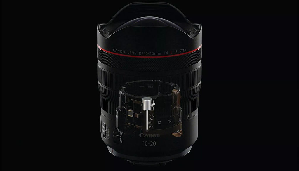 Canon RF 10-20mm F4 L IS STM nero con attacco RF