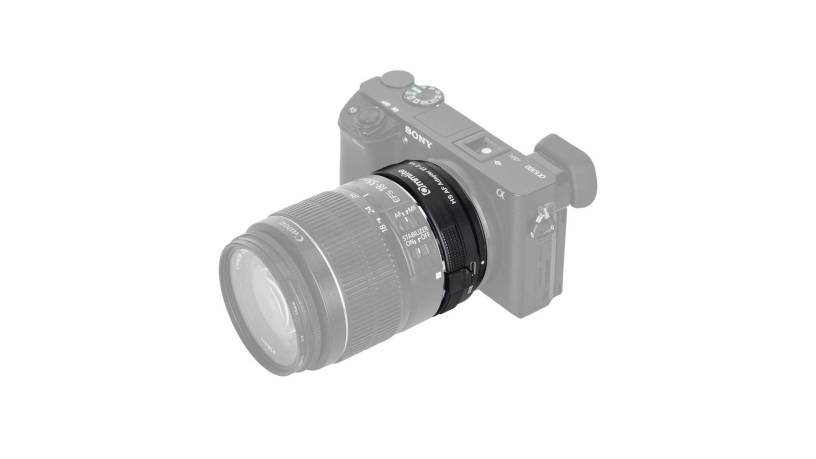 CM-EF-EHS_Commlite_Anello adattatore elettronico per AutoFocus da Canon EF a Sony E