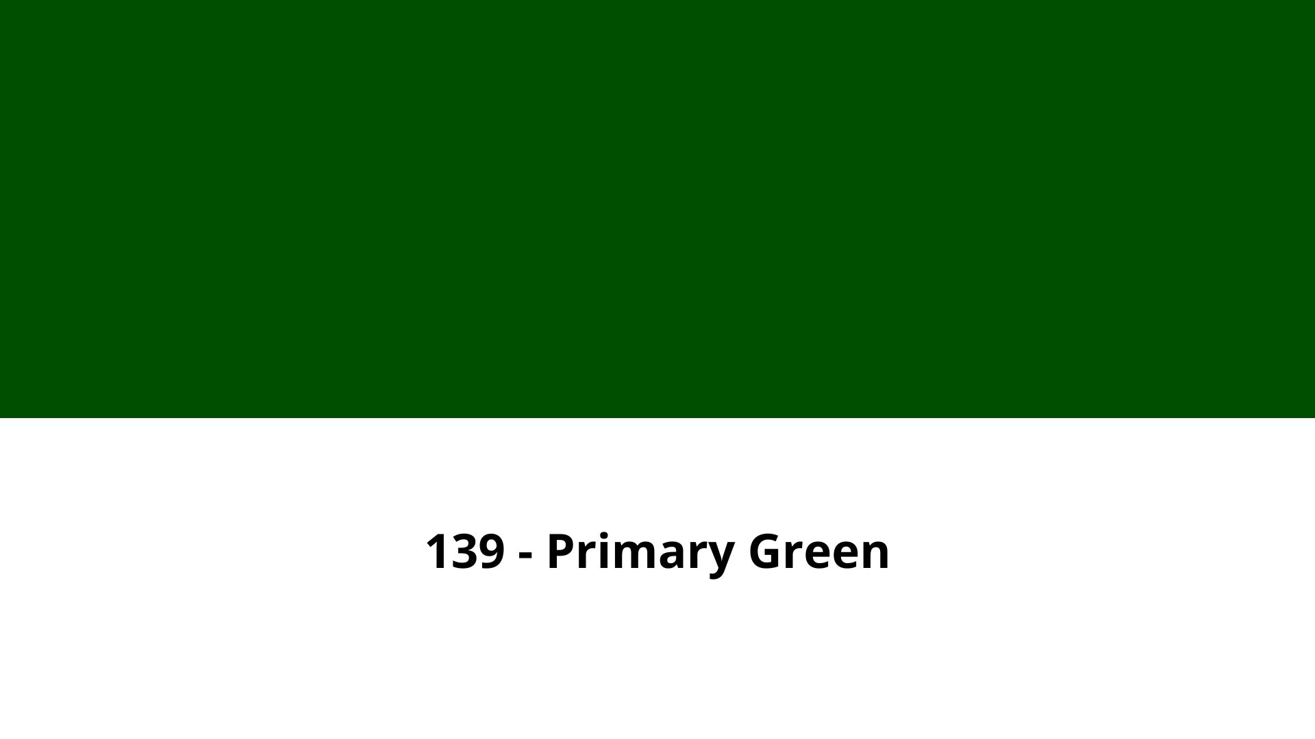 Cotech filters 139 Primary Green – Rotolo gelatina da 1,2×7,6m