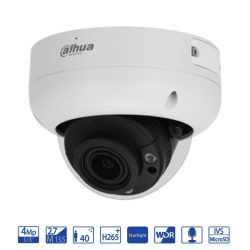Dahua Dome IP da 4MP 2.7-13.5mm con AI WizSense - telecamera di videosorveglianza IPC-HDBW3441R-ZS-S2