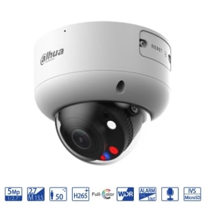 Dahua Dome IP da 5MP 2.7-13.5mm con AI WizSense - telecamera di videosorveglianza IPC-HDBW3549R1-ZAS-PV