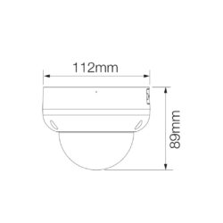 IPC-HDBW3841E-S-S2_Dahua_Dahua Dome IP da 8MP 2.8mm con AI WizSense - telecamera di videosorveglianza IPC-HDBW3841E-S-S2