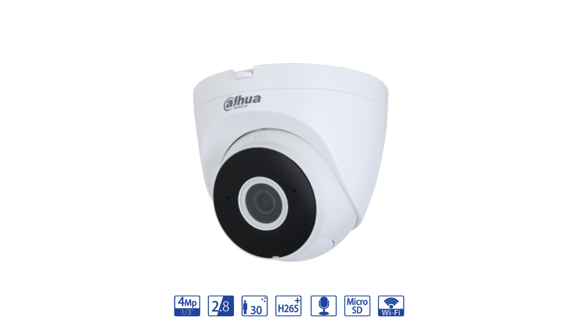 IPC-HDW1430DT-STW_Dahua_Dahua Eyeball IP da 4MP 2.8mm - telecamera di videosorveglianza IPC-HDW1430DT-STW Eyeball IP Wireless da 4MP 2.8mm