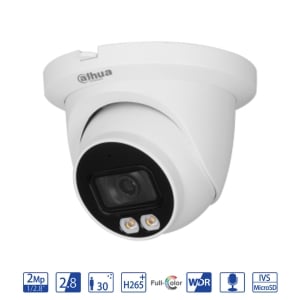 Dahua Eyeball IP da 2MP 2.8mm con AI WizSense - telecamera di videosorveglianza IPC-HDW3249TM-AS-LED