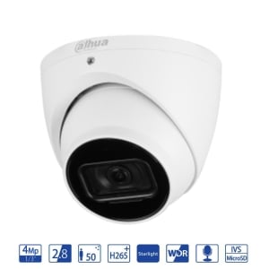 Dahua Eyeball IP da 4MP 2.8mm con AI WizSense - telecamera di videosorveglianza IPC-HDW3441EM-S-S2