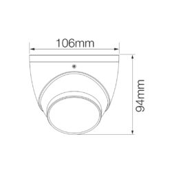 IPC-HDW3441EM-S-S2_Dahua_Dahua Eyeball IP da 4MP 2.8mm con AI WizSense - telecamera di videosorveglianza IPC-HDW3441EM-S-S2