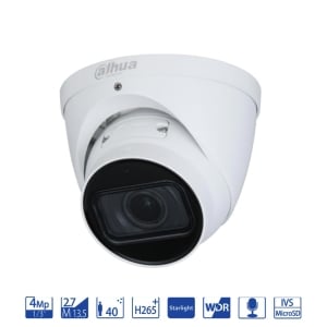 Dahua Eyeball IP da 4MP 2.7-13.5mm con AI WizSense - telecamera di videosorveglianza IPC-HDW3441T-ZS-S2