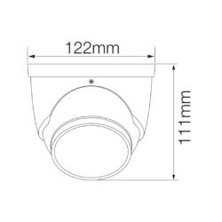 IPC-HDW3849H-AS-PV-S4_Dahua Eyeball IP da 8MP 2.8mm con AI WizSense - telecamera di videosorveglianza IPC-HDW3849H-AS-PV-S4