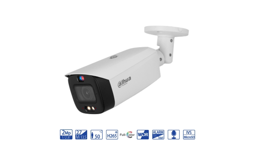 Dahua Bullet IP da 2MP 3.6mm con AI WizSense - telecamera di videosorveglianza IPC-HFW3249E-AS-LED