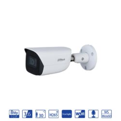 IPC-HFW3841E-S-S2_DAHUA_Dahua Bullet IP da 8MP 3.6mm con AI WizSense e microfono integrato - telecamera di videosorveglianza IPC-HFW3841E-S-S2