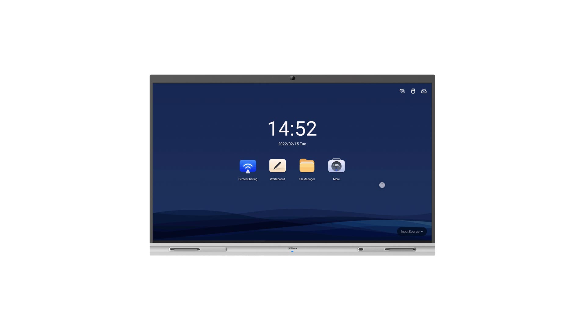Dahua whiteboard interattiva DLED 4K UHD da 75" a parete con touch IR e telecamera Dahua LCH75-MC410-B