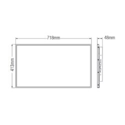 LDH32-SAI200K_Dahua_Dahua Digital Signage LED Full-HD da 32" a parete - da interno