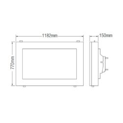 LDH43-EAO400K_Dahua_Dahua Digital Signage LED 4K UHD da 43" a parete - da esterno