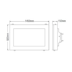 LDH55-EAO400K_Dahua_Dahua Digital Signage LED 4K UHD da 55" a parete - da esterno