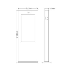 LDV55-EAO400K_Dahua_Dimensions
