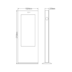 LDV65-EAO400K_Dahua_Dimensions