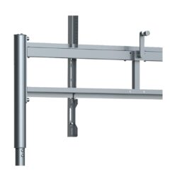 PKC-MS0C_Dahua_Supporto mobile con staffa H regolabile e rotelle per whiteboard interattive Dahua da 65 / 75" - argento