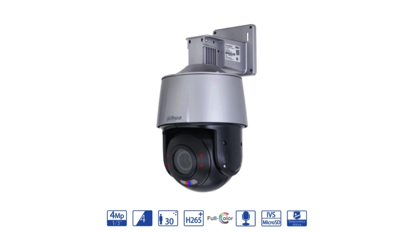Dahua PTZ IP da 4MP 4mm - telecamera di videosorveglianza SD3A400-GN-A-PV