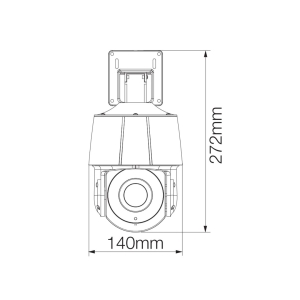 Dahua PTZ IP da 4MP 2.7-13.5mm - telecamera di videosorveglianza SD3A405-GN-PV1