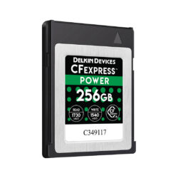 DCFX1-256_DELKINDEVICES_Scheda di memoria Delkin Devices POWER 256 GB CFexpress Type B