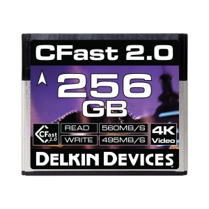 DDCFST560256_DELKINDEVICES_Scheda di memoria Delkin Devices SATA III 6 Gb/s 256 GB CFast 2.0