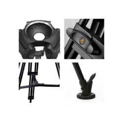 EG03A3 Kit treppiede video e testa fluida per telecamere e fotocamere con portata fino a 5 kg