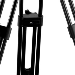 EG03AA Kit de trípode de vídeo y cabeza fluida para cámaras y cámaras de hasta 4 kg de capacidad