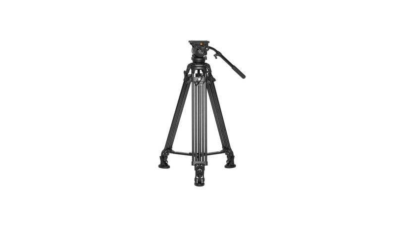 EG05A2_E-Image_EG05A2 Kit treppiede video e testa fluida per telecamere e fotocamere con portata fino a 7 kg
