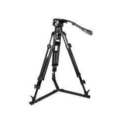 Kit treppiede e testa fluida E-image EG10AAL per camere