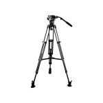 Kit treppiede video e testa fluida E-image EG10C2 per telecamere e fotocamere