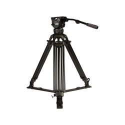 Kit treppiede video e testa fluida E-image EG15A2 per telecamere e fotocamere