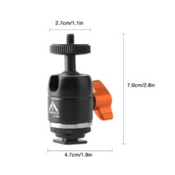E-image EI-A08 articulación media multifunción con enganches hotshoe