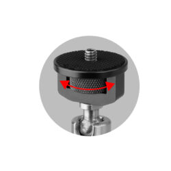 Braccetto E-image EI-A51P con vite da 1/4" per monitor, luci LED e accessori