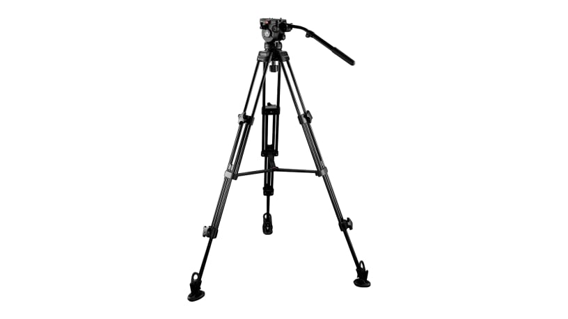 EI7060AA Kit treppiedevideo e testa fluida per telecamere e fotocamere con portata fino a 7 kg