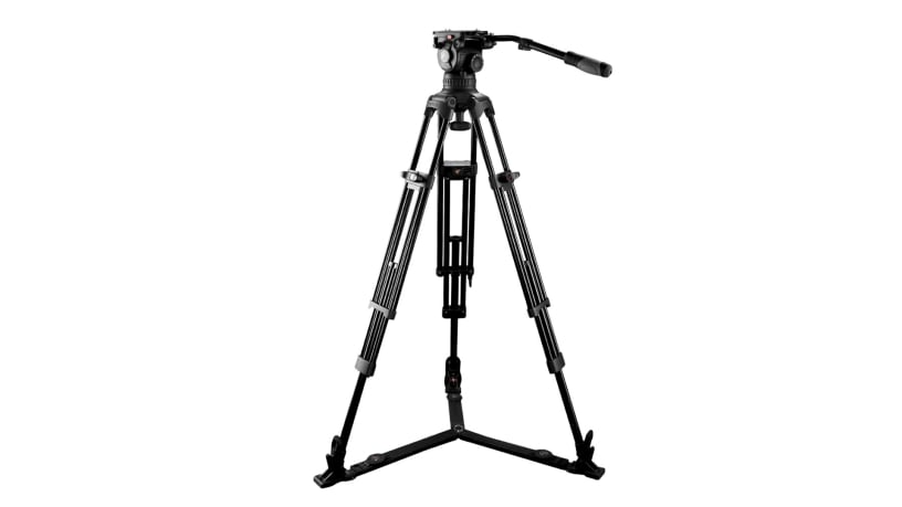EI7083A2 Kit treppiede video e testa fluida per telecamere e fotocamere con portata fino a 12 kg