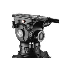 EI7083A2 Kit treppiede video e testa fluida per telecamere e fotocamere con portata fino a 12 kg