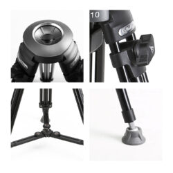 EK610-Kit-treppiede-video-e-testa-fluida-per-telecamere-e-fotocamere-con-portata-fino-a-8-kg