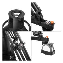 Piedestallo E-image EP880XK con carrello EI7008 per telecamere e ottiche