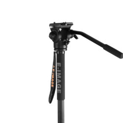 E-image MA600+610FH monopié con cabeza fluida para cámaras y videocámaras