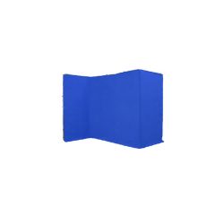 Fondale blu chromakey E-Image MB42-BL 2,4x4m con telaio e borsa