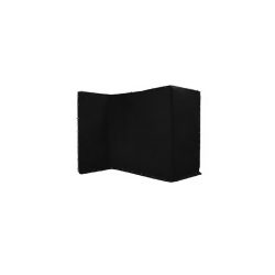 Fondale nero E-Image MB42-BK 2,4x4m con telaio e borsa