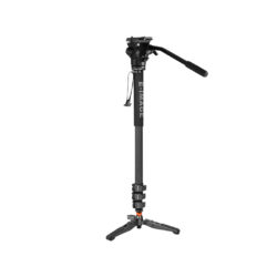 Monopiede E-image MC600 con testa fluida per telecamere e fotocamere