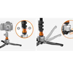 Monopiede di carbonio MFC700 per attrezzatura video fino a 20 kg