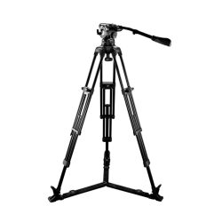 Cavalletto video E-image EG10A2L kit con testa fluida