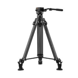 Kit treppiede video e testa fluida E-image EI7060AA per telecamere e fotocamere