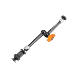Braccetto E-image EI-A51 con attacco hotshoe e clamp per monitor on-camera, luci LED e accessori