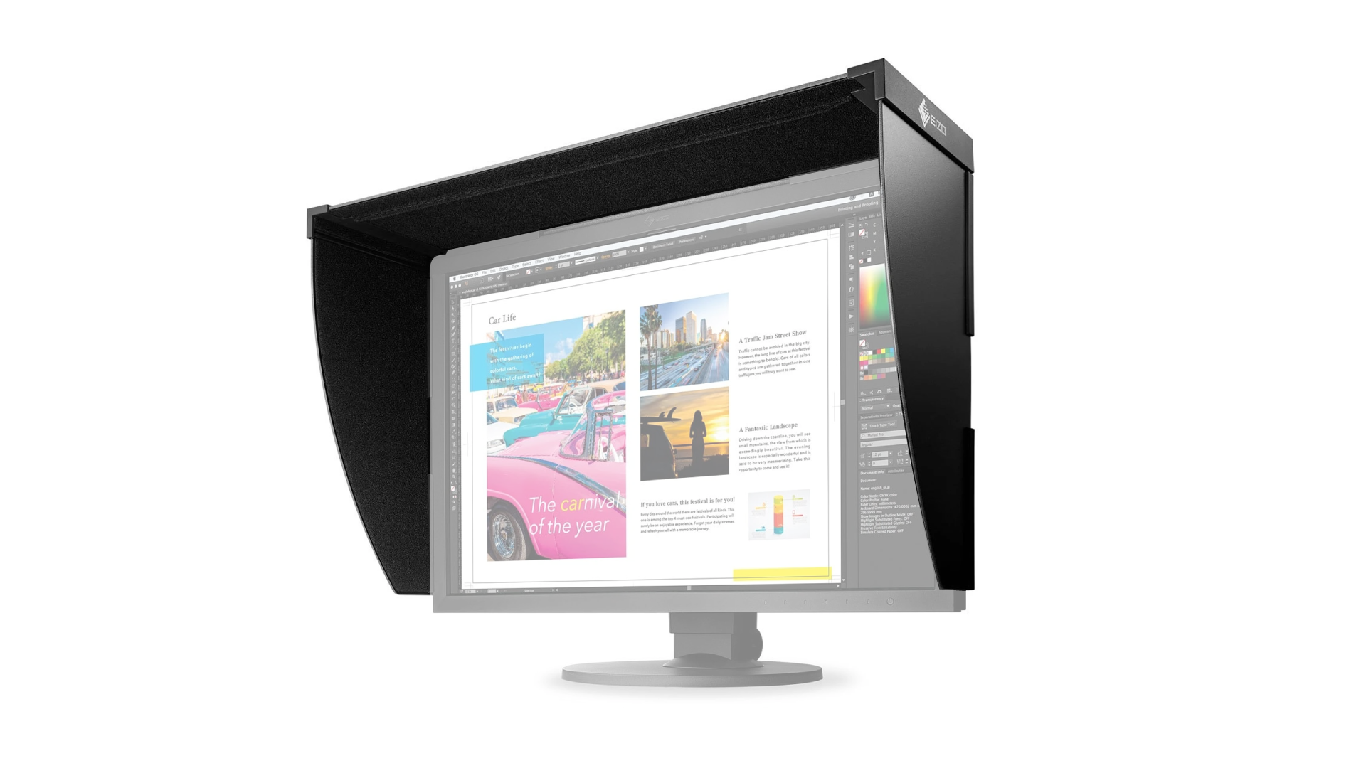 Palpebra paraluce Eizo CH2700 per monitor ColorEdge