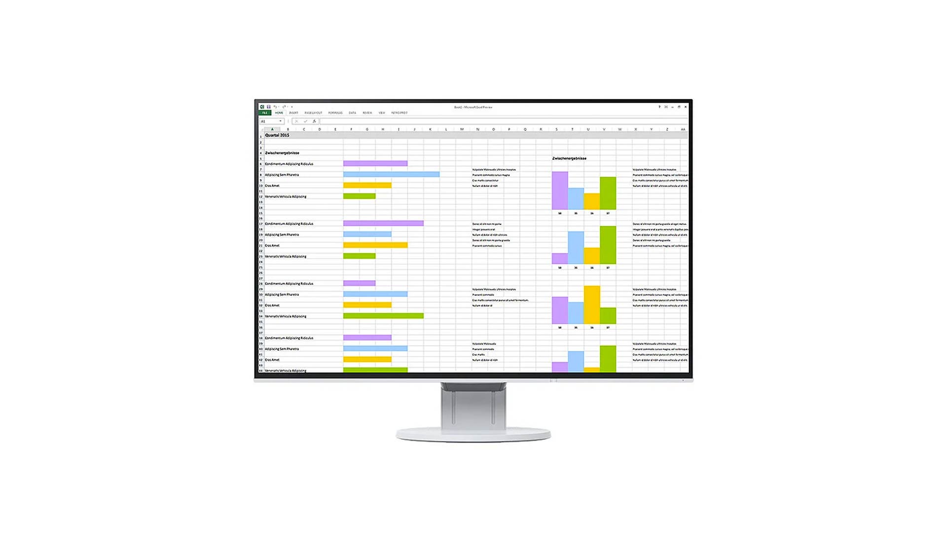 Eizo FlexScan EV2456 monitor da 24" con cornice ultrasottile 1mm per ufficio - bianco